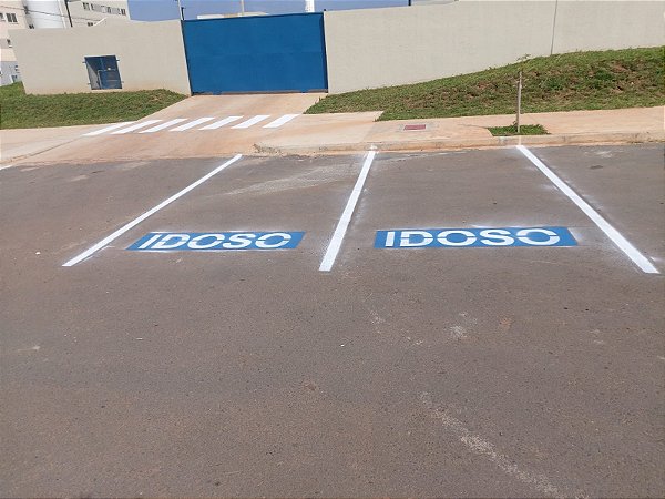 Pintura de Vaga de Estacionamento IDOSO
