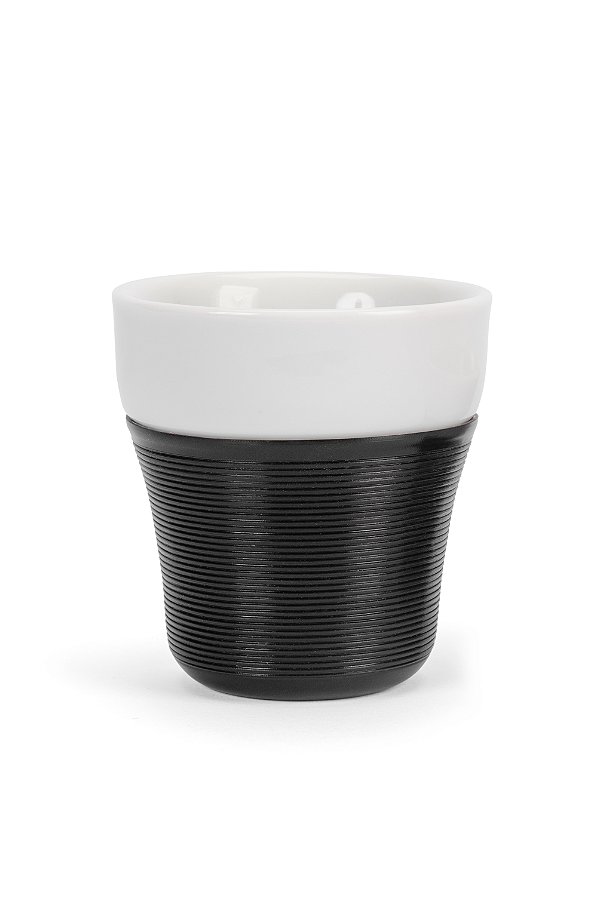 Copo de porcelana Pressca 150ml preto