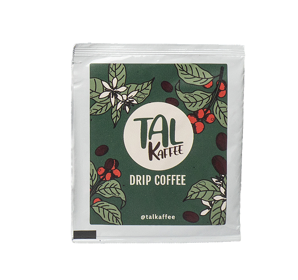 Pack com 20 unidades de Drip Coffee Talkaffee 10g Pack