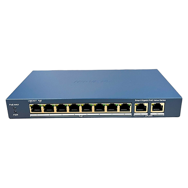 SWITCH 08P 10/100/1000M POE60W DS-3E1510P-EI/M