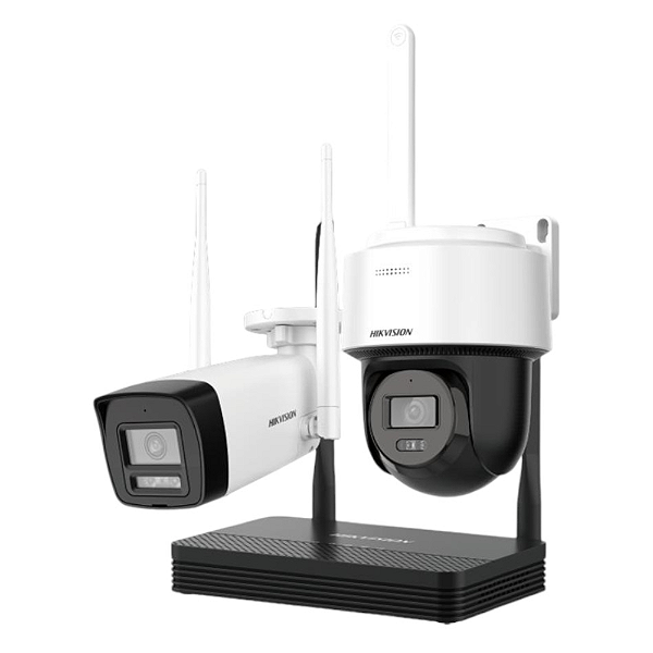 KIT NVS WIFI IP 2*CAM BULL/DOME+4MP+NVR NKS424W03H