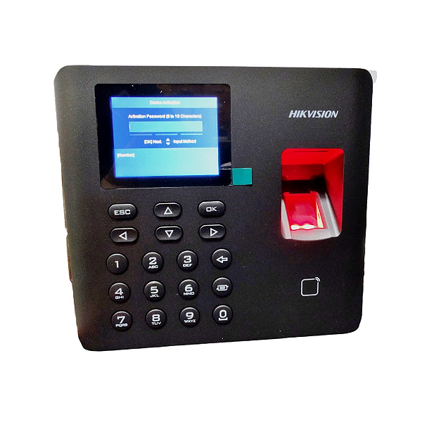 LEITOR BIOMETRICO DIGITAL DS-K1A802AMF(CARTÃO PONT
