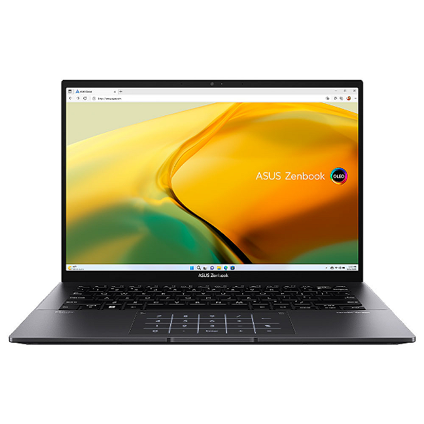 Notebook Asus Zenbook 14 AMD Ryzen 5 7530U 8 GB 256 SSD Tela 14" Oled Windows 11