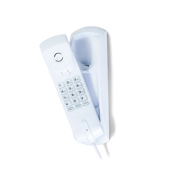 Telefone Fixo Gôndola TC 20 Intelbras Ártico BrancoCinza