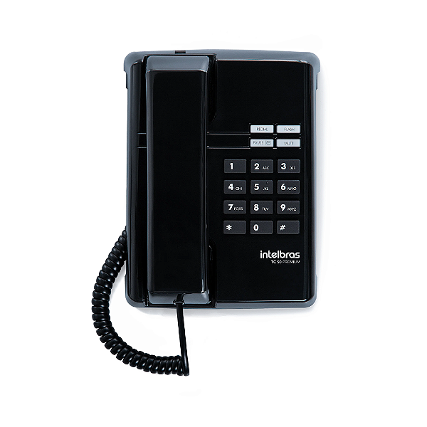 Telefone Fixo Premium TC 50 Intelbras Preto