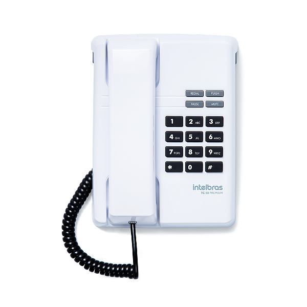 Telefone Fixo Premium TC 50 Intelbras Branco