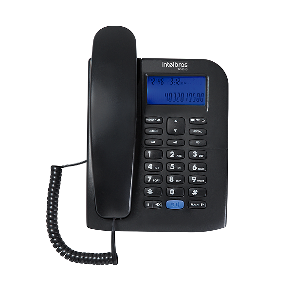 Telefone Fixo com Identificador de Chamadas TC 60 ID Intelbras
