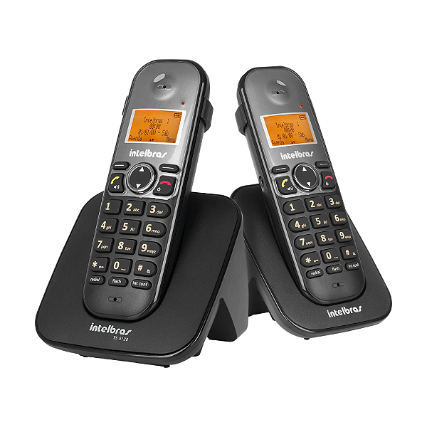 Telefone Sem Fio TS 5122 Intelbras Base + 1 Ramal e 2 Linhas