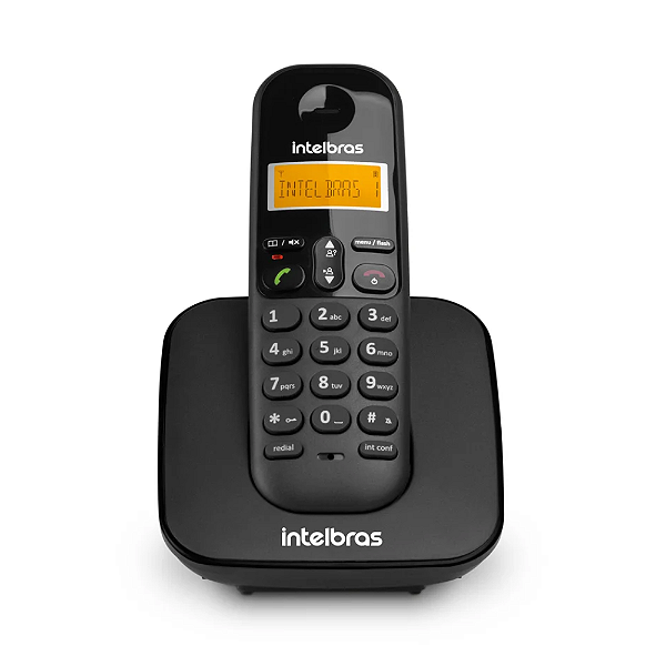 Telefone Sem Fio TS 3110 Intelbras Design Curvo e Colorido