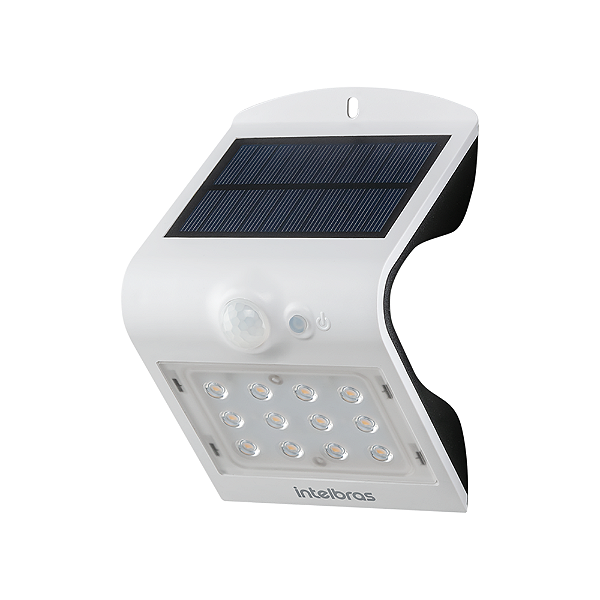 Arandela Solar Integrada ASI 220 Intelbras 220 Lúmens Luz Amarela