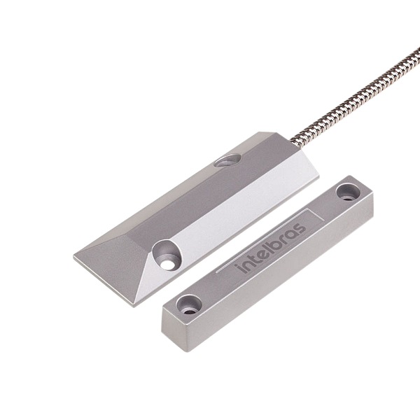 Sensor Magnético com Fio para Porta de Aço Intelbras XAS Porta de Aço (Blindado / Reforçado)