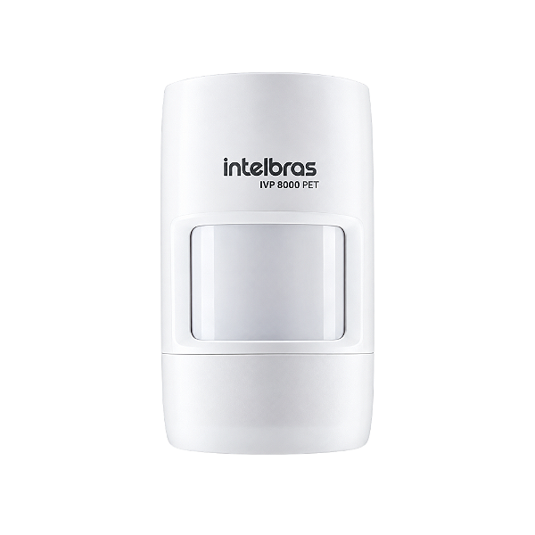 Sensor de Movimento Sem Fio Intelbras IVP 8000 PET (Linha 8000 / PET 20kg)