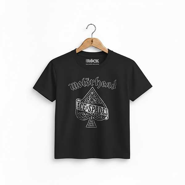 Camiseta Infantil Motorhead Espada Preta