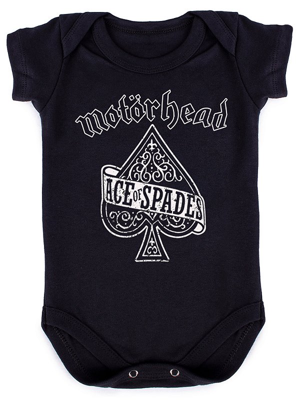 Body Bebê Motorhead Espada Preto