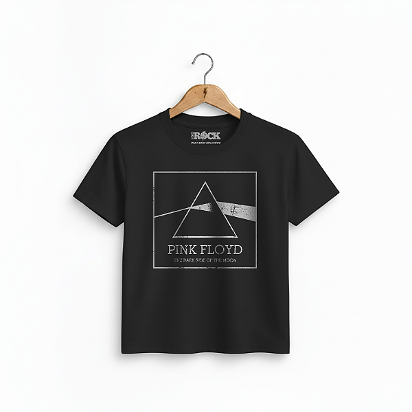 Camiseta Infantil Pink Floyd The Dark Preta