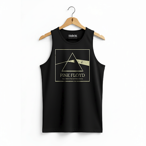 Regata Masculina Pink Floyd Dark Side Preta
