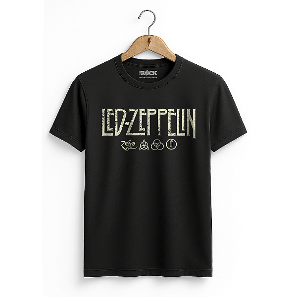 Camiseta Led Zeppelin Preta