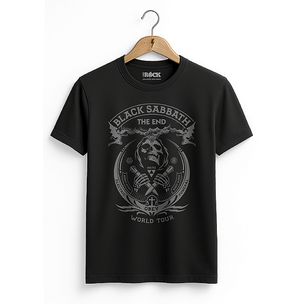 Camiseta Black Sabbath The End Preto