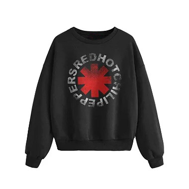 Moletom Careca Red Hot Spray Preto