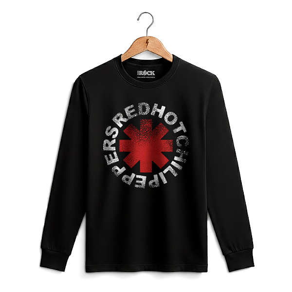 Camiseta Manga Longa Red Hot Spray Preta
