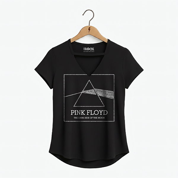 Blusinha Pink Floyd Preta