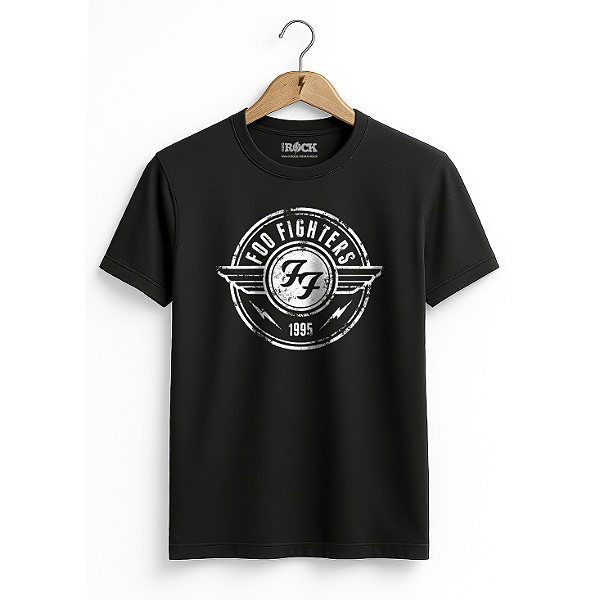 Camiseta Foo Fighters 1995 Preta