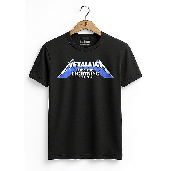Camiseta Metallica Ride The Lightning Preta