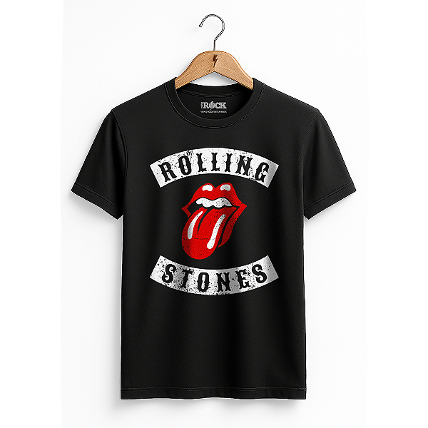 Camiseta Rolling Stones Preta