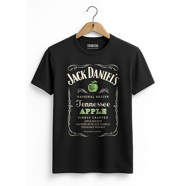 Camiseta Jack Daniels Apple Preto