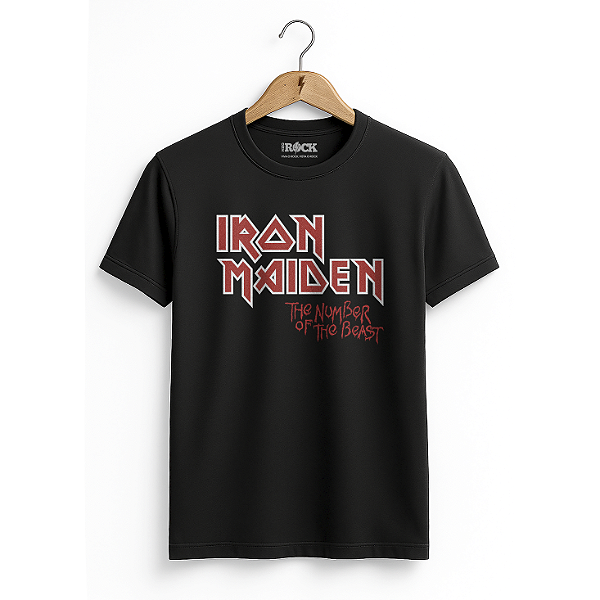 Camiseta Iron Maiden Number Of The Beast Preta