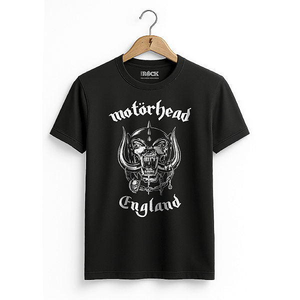 Camiseta Motorhead England Preta