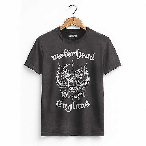 Camiseta Estonada Motorhead England Preta