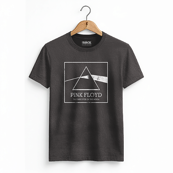 Camiseta Estonada Pink Floyd Dark Side Preta