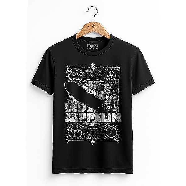 Camiseta Led Zeppelin Mothership Preta