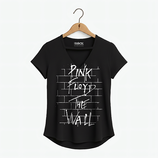 Blusinha Pink Floyd The Wall - Preta