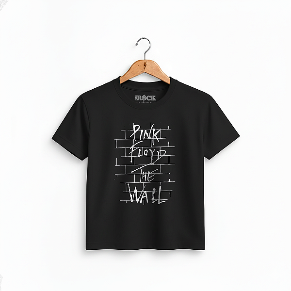 Camiseta Infantil Pink Floyd The Wall - Preta