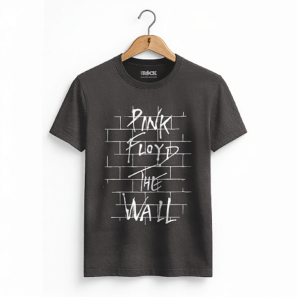 Camiseta Estonada Pink Floyd The Wall Preta