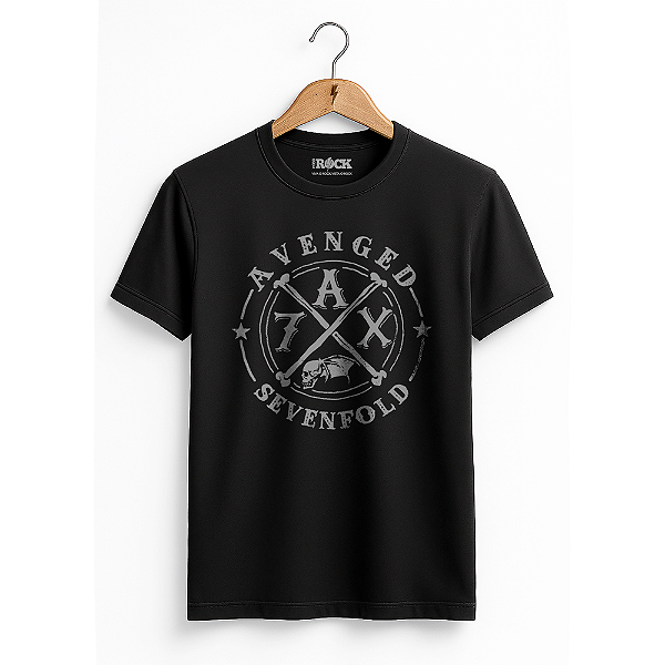 Camiseta Avenged Sevenfold A7X Preto