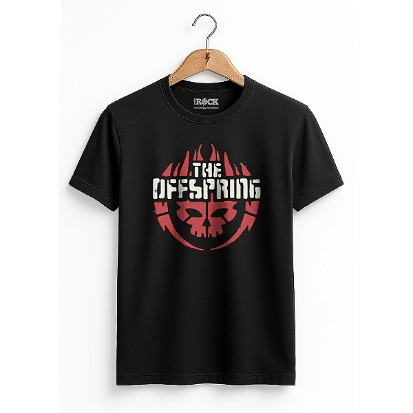 Camiseta The Offspring Skull Preto