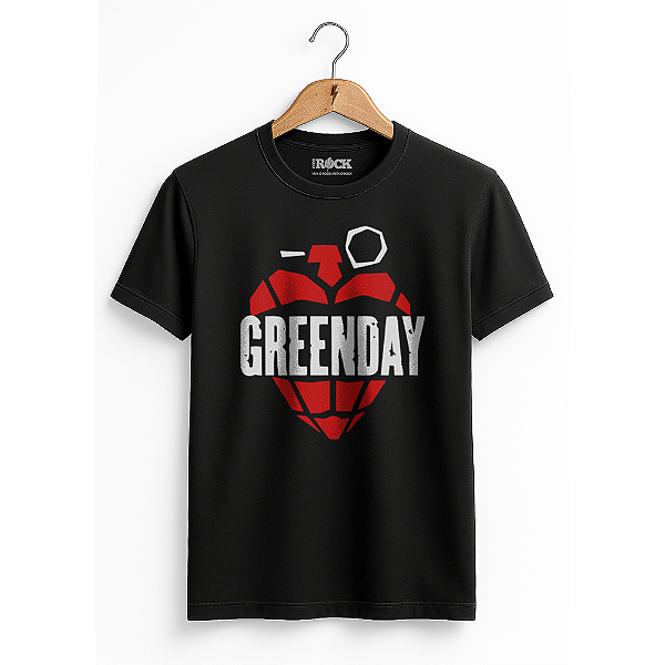 Camiseta Green Day Grenade Preto