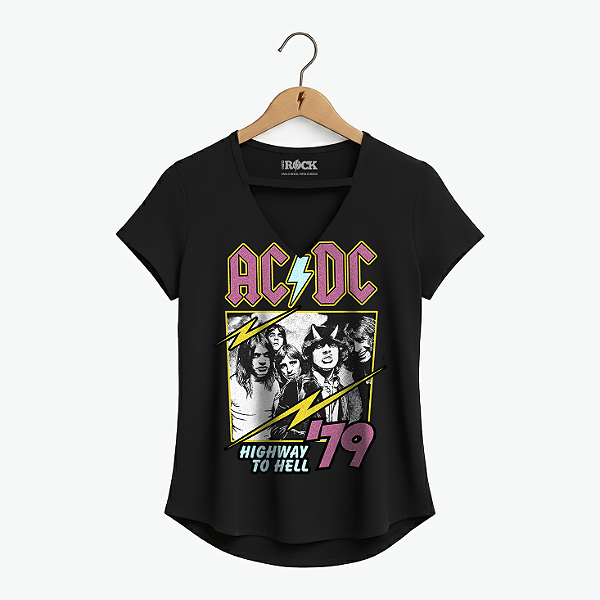 Blusinha ACDC 79 Preta