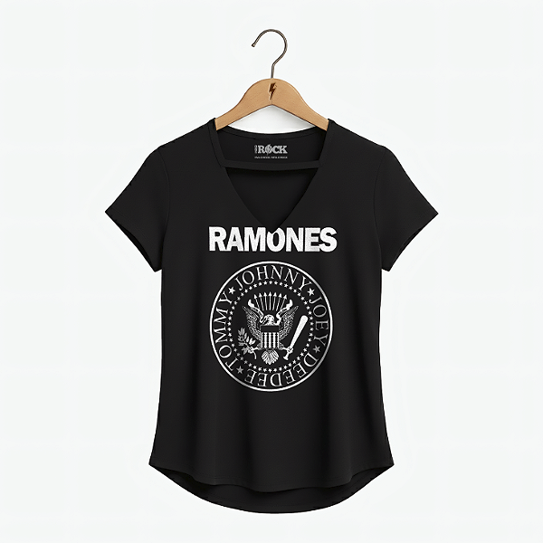 Blusinha Ramones Preta