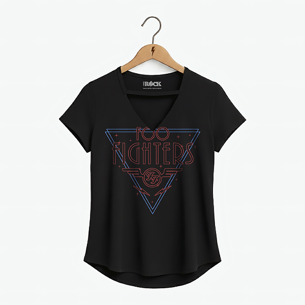 Blusinha Foo Fighters Preta