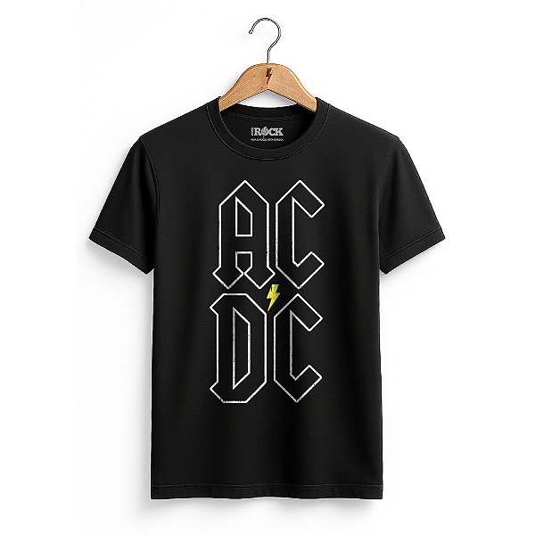 Camiseta ACDC Vert - Preta