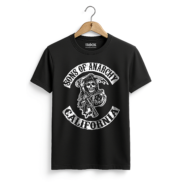 Camiseta Sons Of Anarchy - Preta