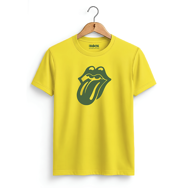 Camiseta Rolling Stones Brasil Edição Limitada - Copa 2026