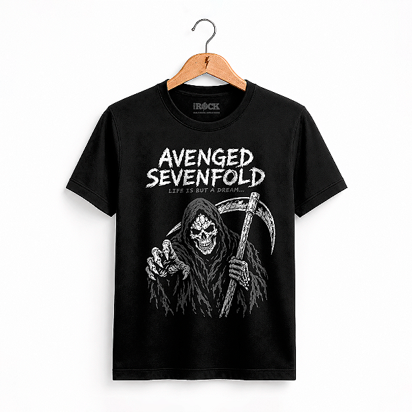 Camiseta Avenged Sevenfold Death - Preto