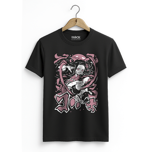 Camiseta Demon Slayer Nezuko - Preta