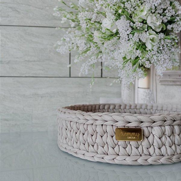 Bandeja Redonda Decorativa Elizabeth