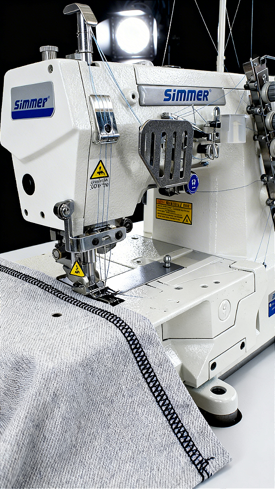 SIMMER - GALONEIRA INDUSTRIAL DIRECT DRIVE C/ LEVANTADOR CALCADOR - 220V - NOVA